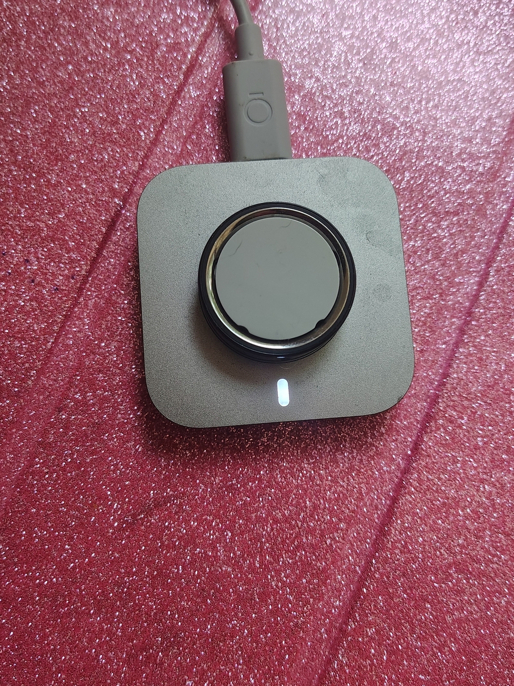 Oura Charging Dock in Gray and Black